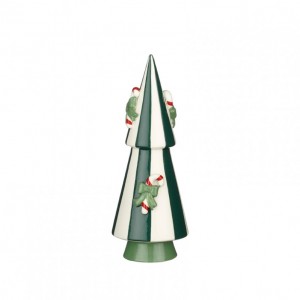 ALBERO CONO ceramica D10,5 H28 - green