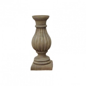 CANDELABRO LEGNO D13 H31 cm - natural