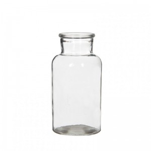 GLASS BOTTLE D10 H20 CM