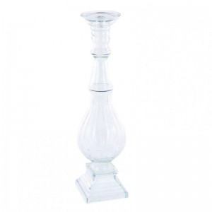 CANDELABRO VETRO H61 cm