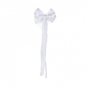 S / 4 ORGANZA RIBBONS C / BOW CM 95