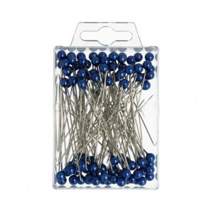 SPILLI C/PERLA 6MM 65MM 100pz - blue