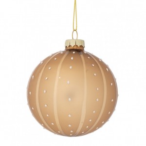 SFERA VETRO DOTS D15cm - oro