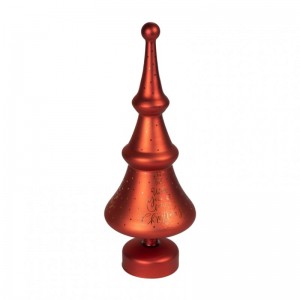 PUNTALE VETRO LED H35cm - rosso NETTO