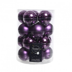 BOX SFERE vetro PZ20 D60mm -petunia purp