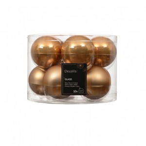 BOX SFERE vetro PZ10 D60mm-caramel brown