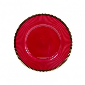 SOTTOPIATTO PVC D33 cm - rosso