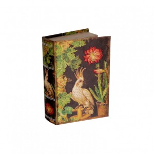 SCATOLA/LIBRO PAPPAGALLO 27X18X7cm