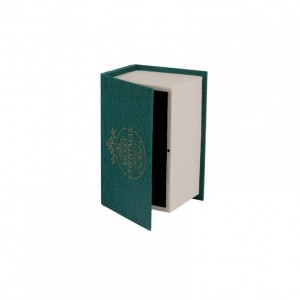 SCATOLA/LIBRO LEGNO 24X15X12cm - verde