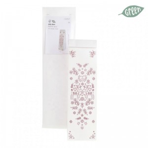 BUSTA RENNA carta 11X11 H45cm PZ5-rosso