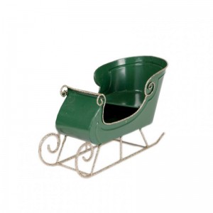 SLITTA metallo 33X15 H20cm - verde
