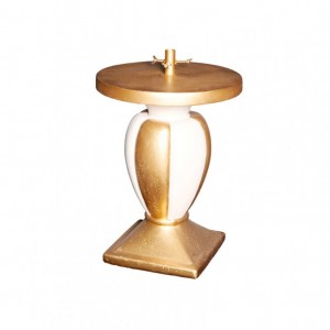 BASE MAGNESIA ALBERO D46 H71cm- avor/oro