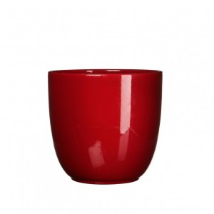 VASO TUSCA D22,5 H20 cm - rosso