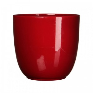 VASE TUSCA H 34.5 DIAM. 39 CM red