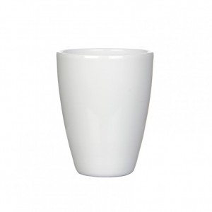 TUSCA VASE H 17 DIAM. 13.5 CM-white