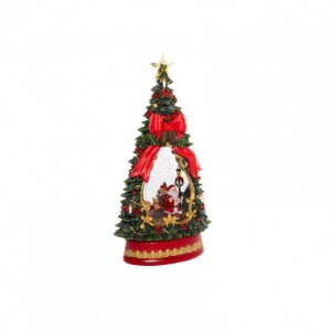 ALBERO RESINA MUSICA/MOV. 17X10 H34cm