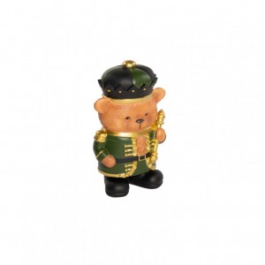 ORSO SCHIACCIANOCI RESINA H20cm - verde