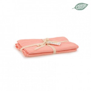 TOVAGLIOLO SEERSUCKER 2pz - marble rosa