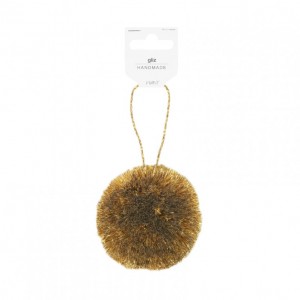 GLIZ POMPON D7 cm - oro