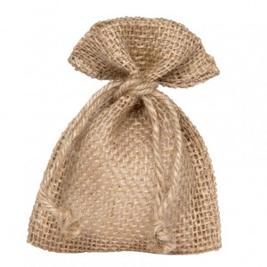 JUTE BAG 9X12 cm PZ10-natural