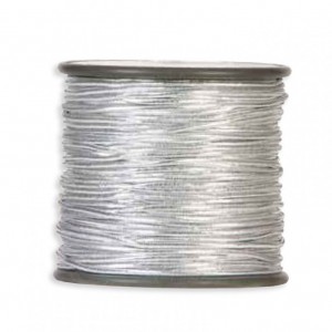 N/TUBOLARE ELASTICO 2MM 50MT -silver