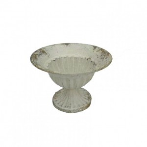 METAL CUP D16 H11,5cm - bleached