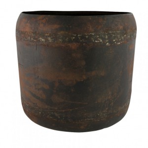 VASO ARWIN D26 H22 cm -rustic black D