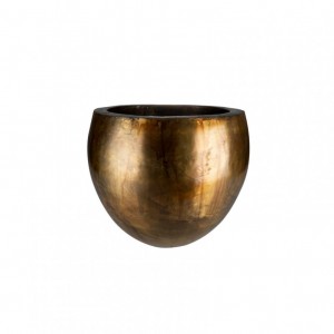 VASO METAL FABIEN D30 H26 - old camel