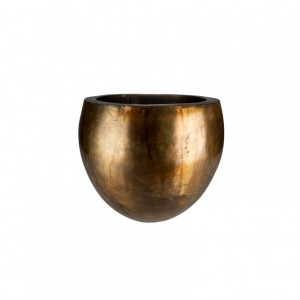 VASO METAL FABIEN D30 H26 - old camel