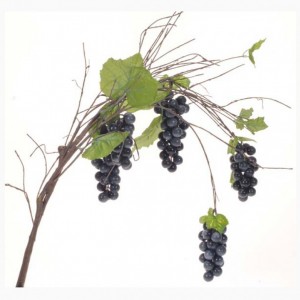 BRANCH SCREW W / GRAPES H90 cm TR18,00-burgundy *