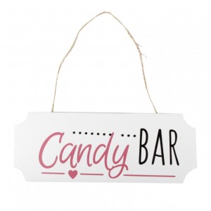 SCRITTA CANDY BAR D'APP.30XH11CM -sc50%
