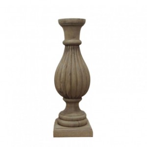 CANDELABRO LEGNO D17 H51 cm - natural