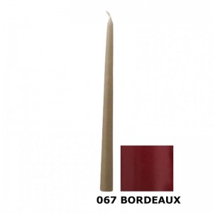 CANDLES mm250x25 pz12 (250/25) -bordeaux