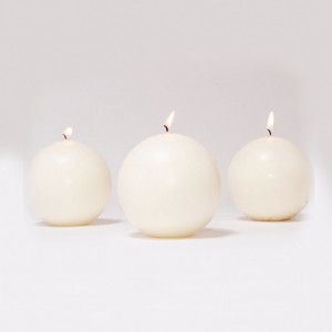 BALL CANDLES mm100 pz6 -wool