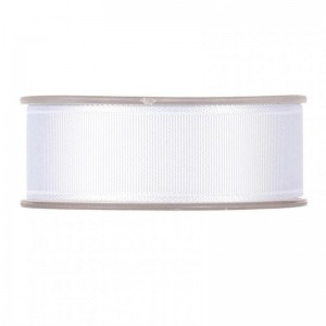 N/GROS GRAIN 38MM 20MT - white