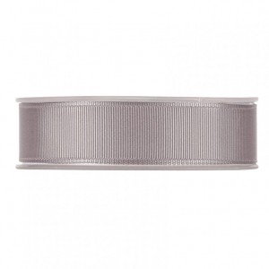 N/GROS GRAIN 25MM 20MT - grey