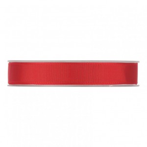 N/GROS GRAIN 15MM 20MT - red