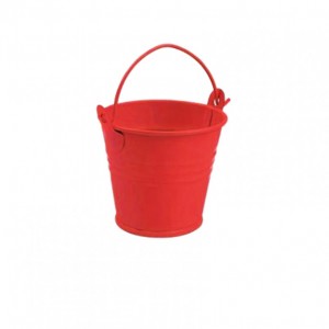 SECCHIELLO LATTA D15 H13 - rosso