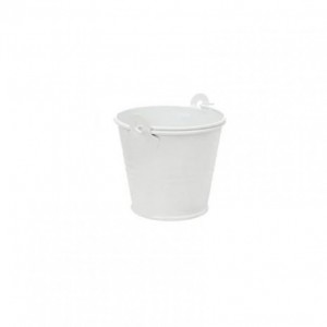 SECCHIELLO LATTA D15 H13 - bianco