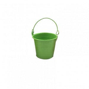SECCHIELLO LATTA D15 H13 - verde acido