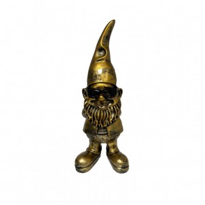 GNOMO RESINA H40 CM - gold