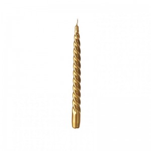 CANDELE TORCIGLIONE 10pz mm250x22 - oro