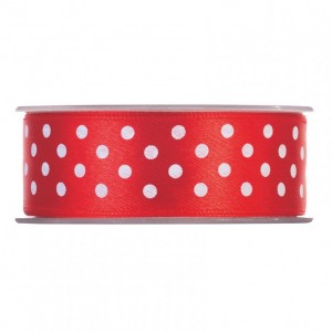 N/POIS RASO 25MM X 20 MT - red