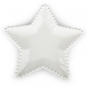 PIATTO STELLA CERAM.17,5cm - creme