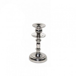CANDELABRO ALLUMINIO H17 -argento lucido