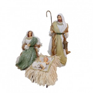 PRESEPE Emilia 3PZ H107-beige green gold