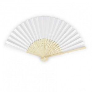 BAMBOO / PAPER FAN 21x37,5 cm - pcs10