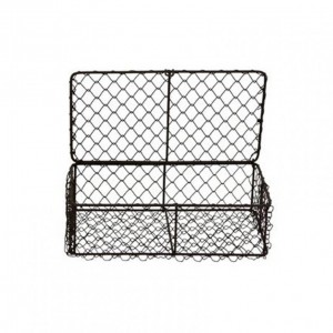 SCATOLA filo METALLO 24,5X14,5XH8cm