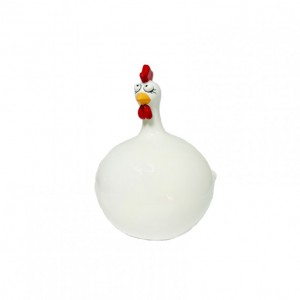 GALLINA RESINA H23 CM- white