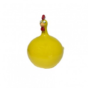 GALLINA RESINA H23 CM- yellow
